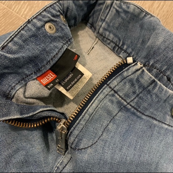 Diesel Zip Fly Straight Leg Jeans - Picture 7 of 8